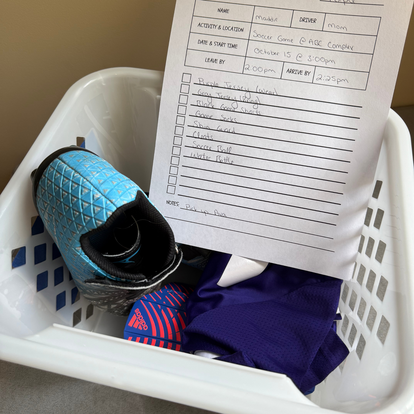 Sports Checklist (Digital Download)